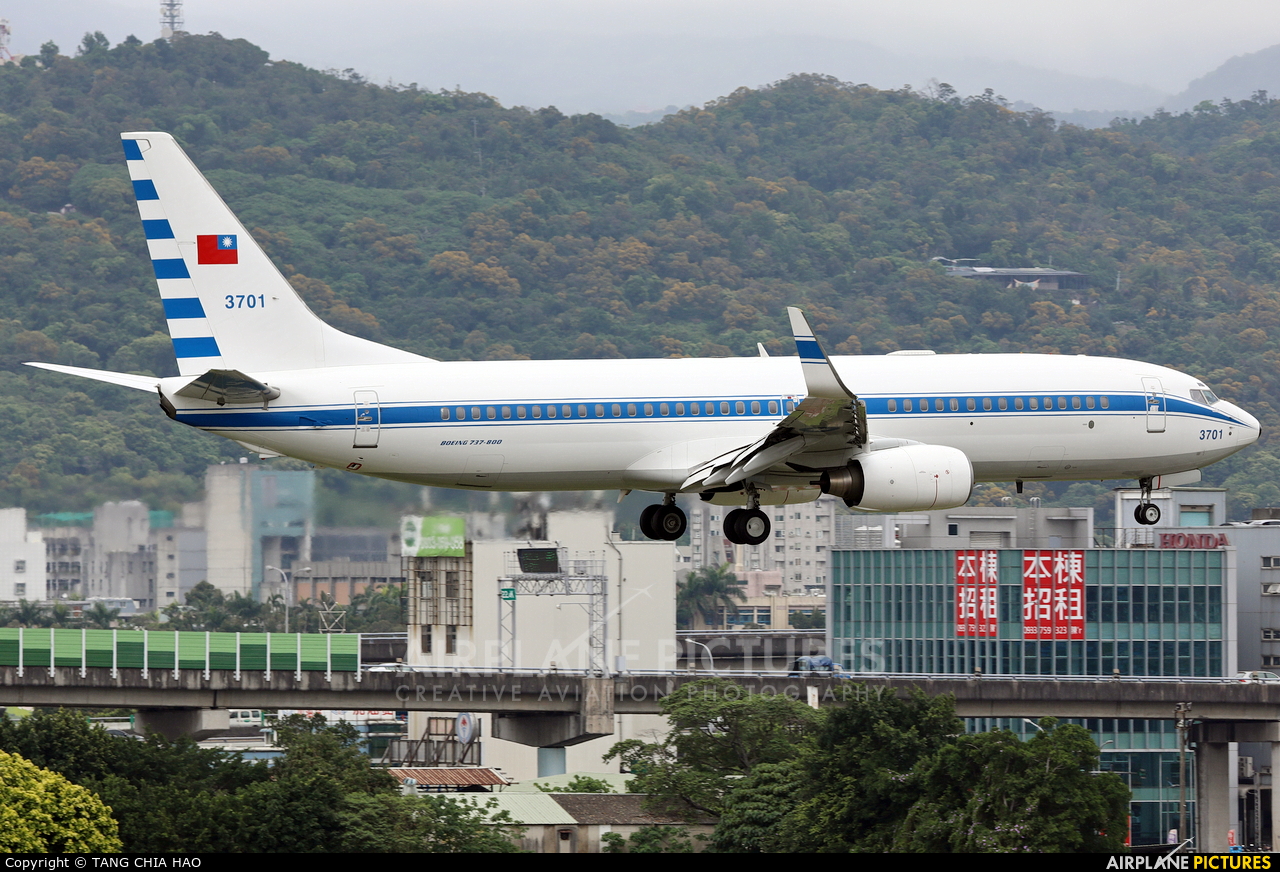 Taiwan - Air Force 3701 aircraft at Taipei Sung Shan/Songshan Airport