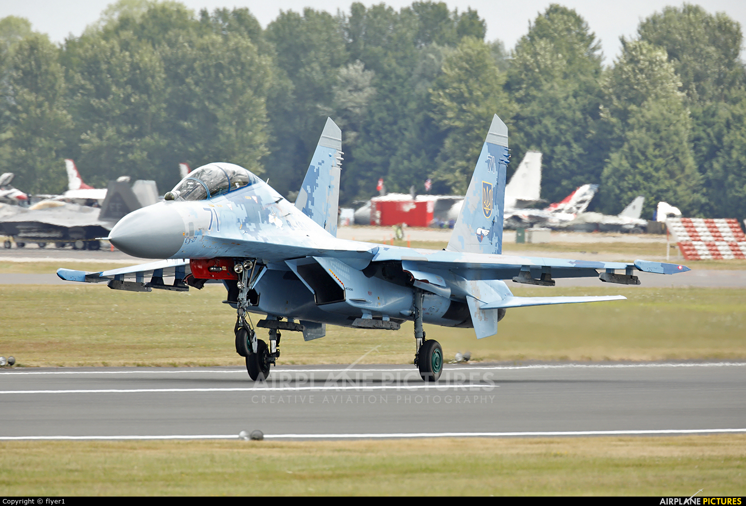 Ukraine - Air Force 71 aircraft at Fairford