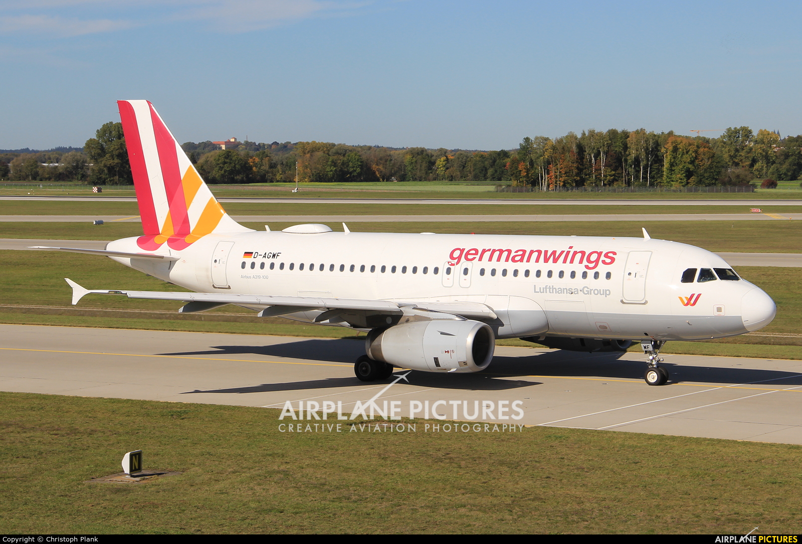 Germanwings D-AGWF aircraft at Munich