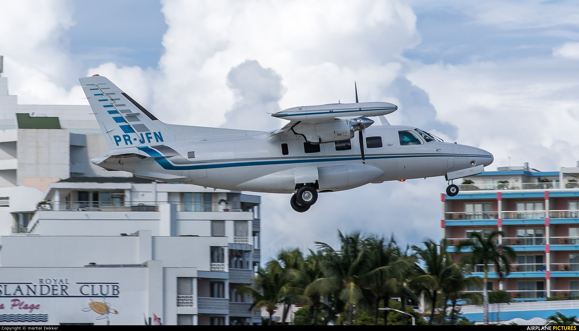 Private PR-JFN aircraft at Sint Maarten - Princess Juliana Intl