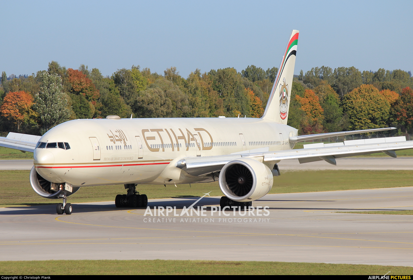 Etihad Airways A6-ETK aircraft at Munich