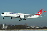 Rare visit of Turkish Airlines A350-900 at St. Petersburg - Pulkovo title=