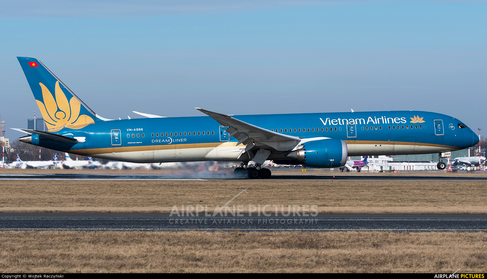 Vietnam Airlines VN-A866 aircraft at Warsaw - Frederic Chopin