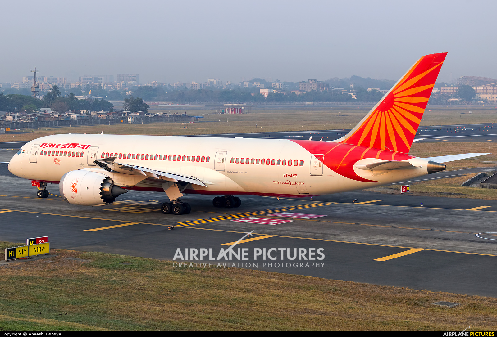 Air India VT-ANR aircraft at Mumbai - Chhatrapati Shivaji Intl