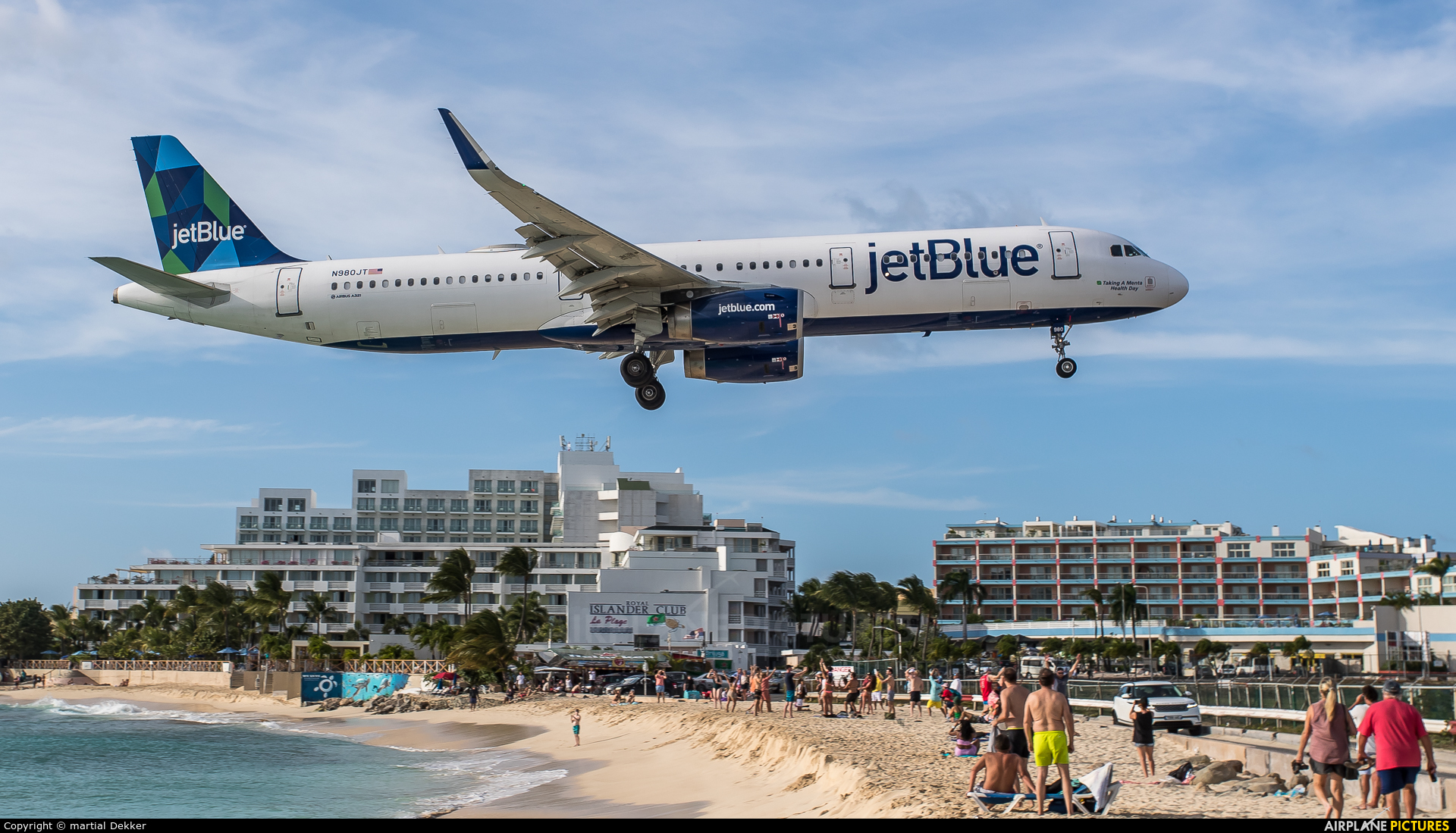 JetBlue Airways N980JT aircraft at Sint Maarten - Princess Juliana Intl