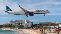 N980JT - JetBlue Airways Airbus A321 aircraft