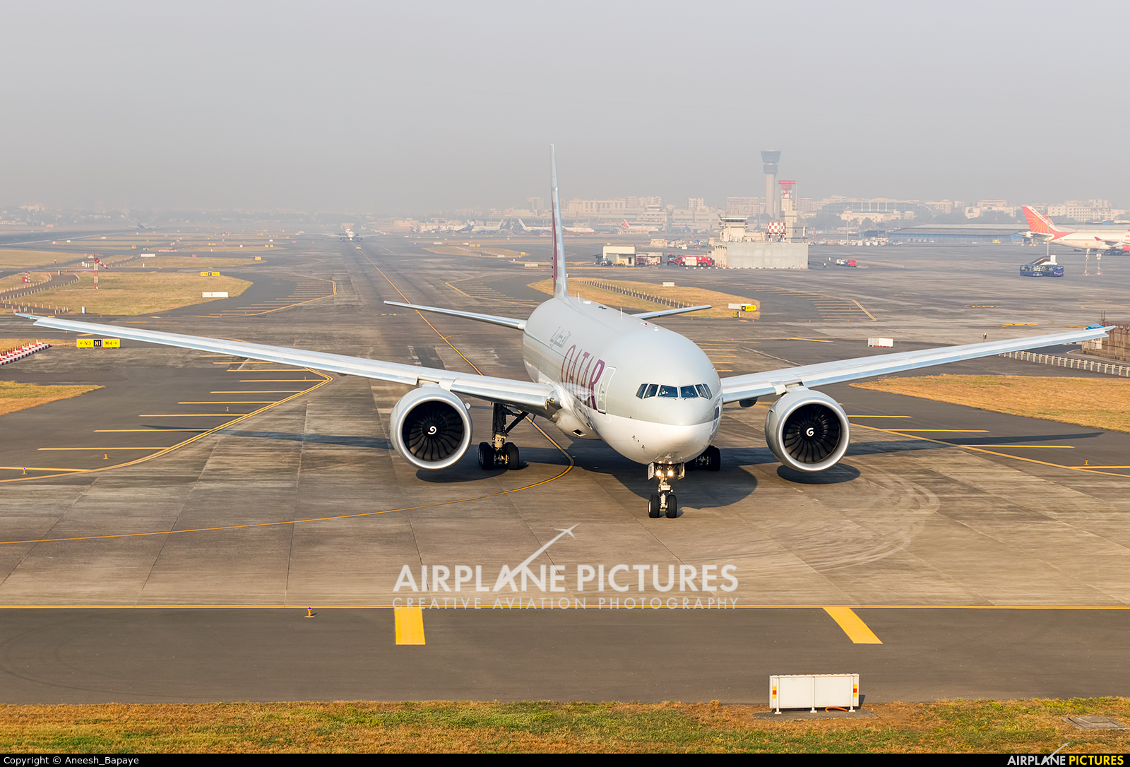 Qatar Airways Cargo A7-BFM aircraft at Mumbai - Chhatrapati Shivaji Intl