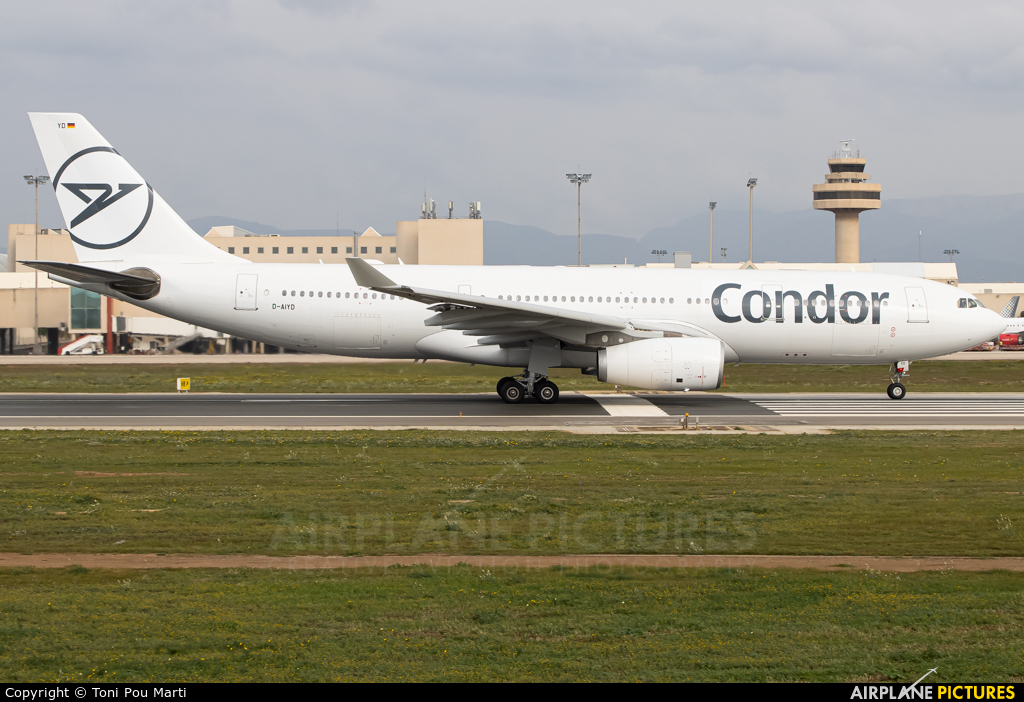 Condor D-AIYD aircraft at Palma de Mallorca