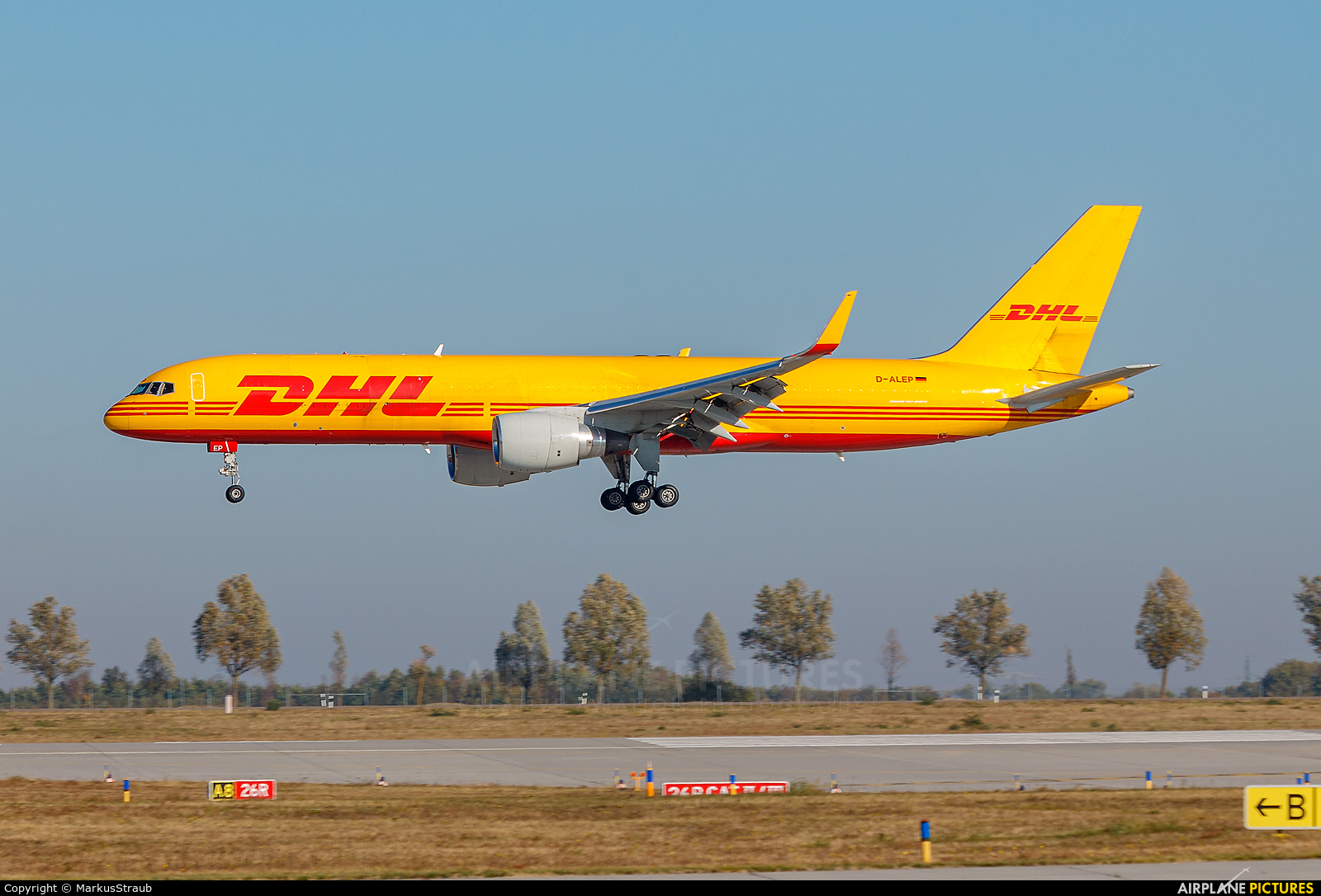 DHL Cargo D-ALEP aircraft at Leipzig - Halle