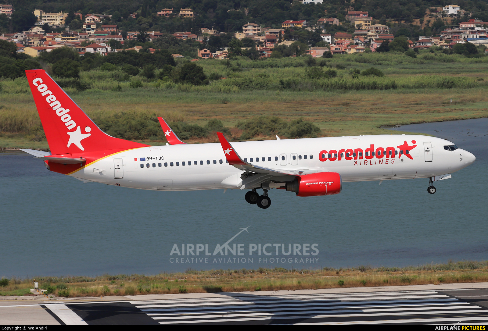 Corendon Airlines 9H-TJC aircraft at Corfu - Ioannis Kapodistrias