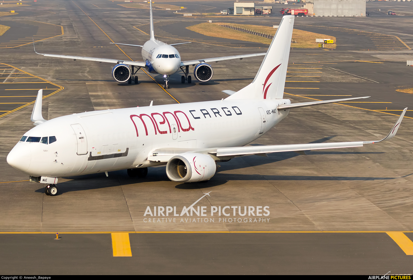 Mena Cargo A9C-MAE aircraft at Mumbai - Chhatrapati Shivaji Intl