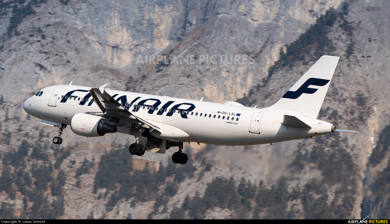 Finnair OH-LXL aircraft at Innsbruck