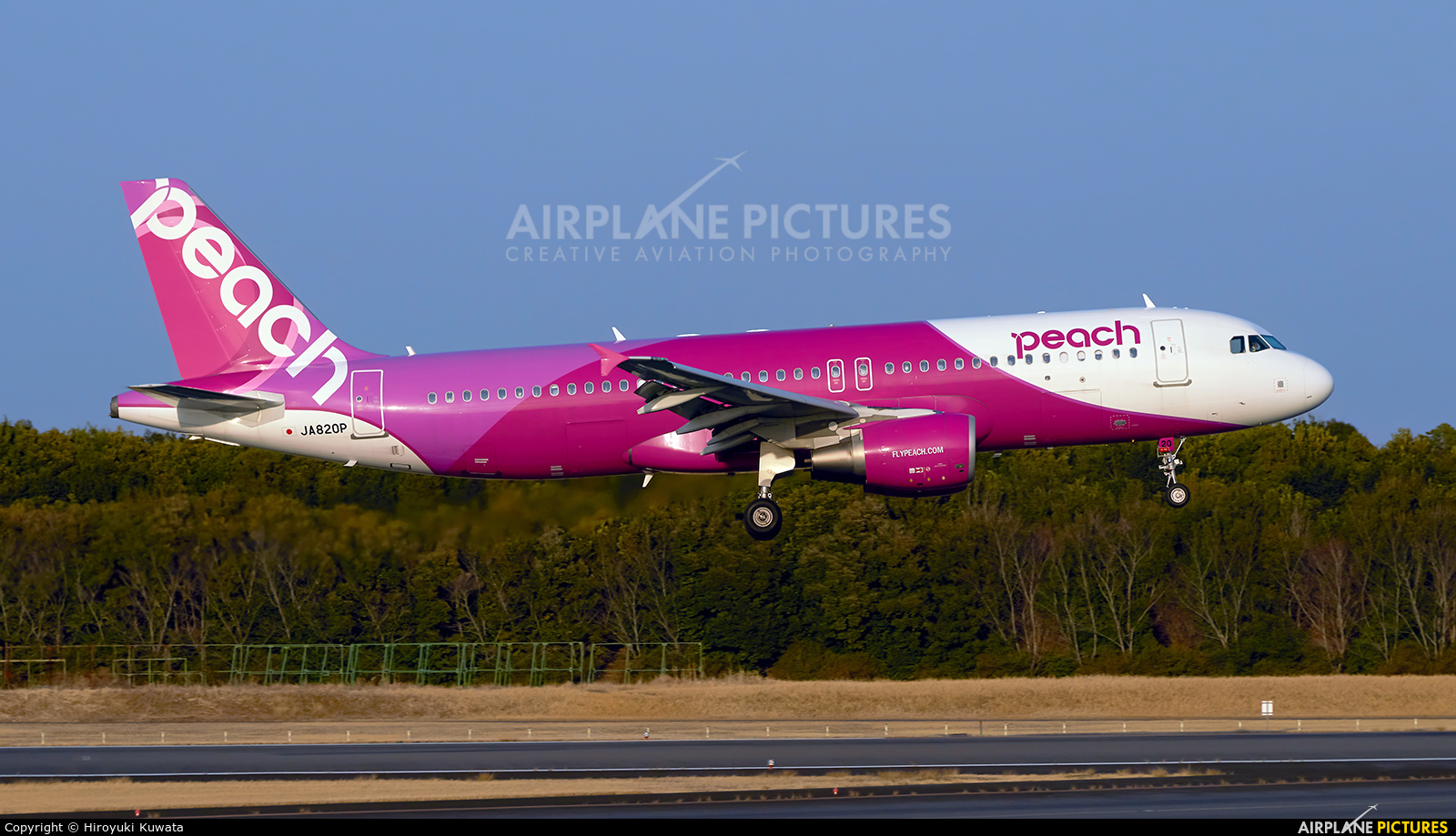 Peach Aviation JA820P aircraft at Tokyo - Narita Intl