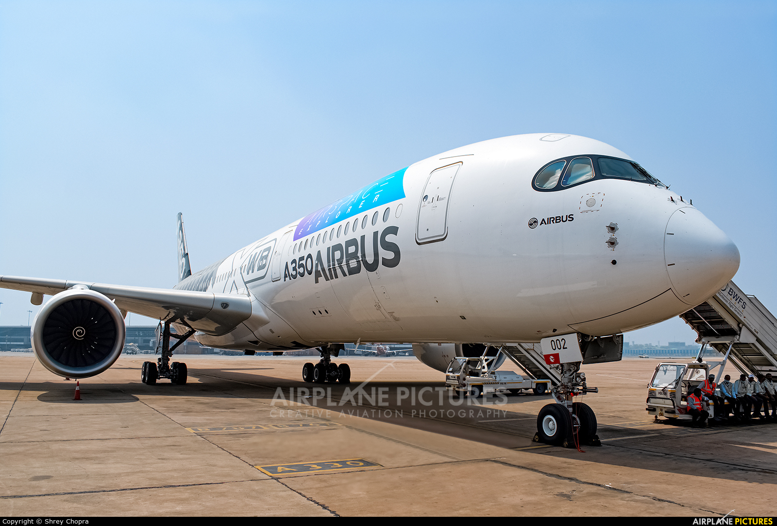 Airbus Industrie F-WWCF aircraft at Delhi - Indira Gandhi Intl
