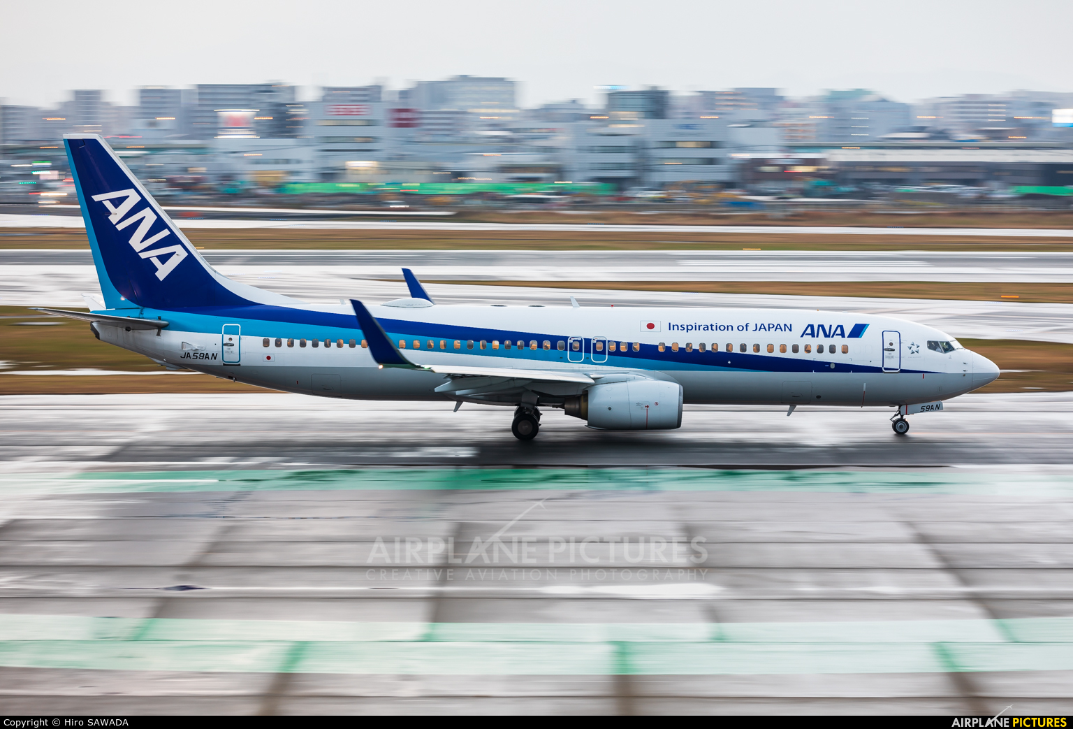 ANA - All Nippon Airways JA59AN aircraft at Fukuoka