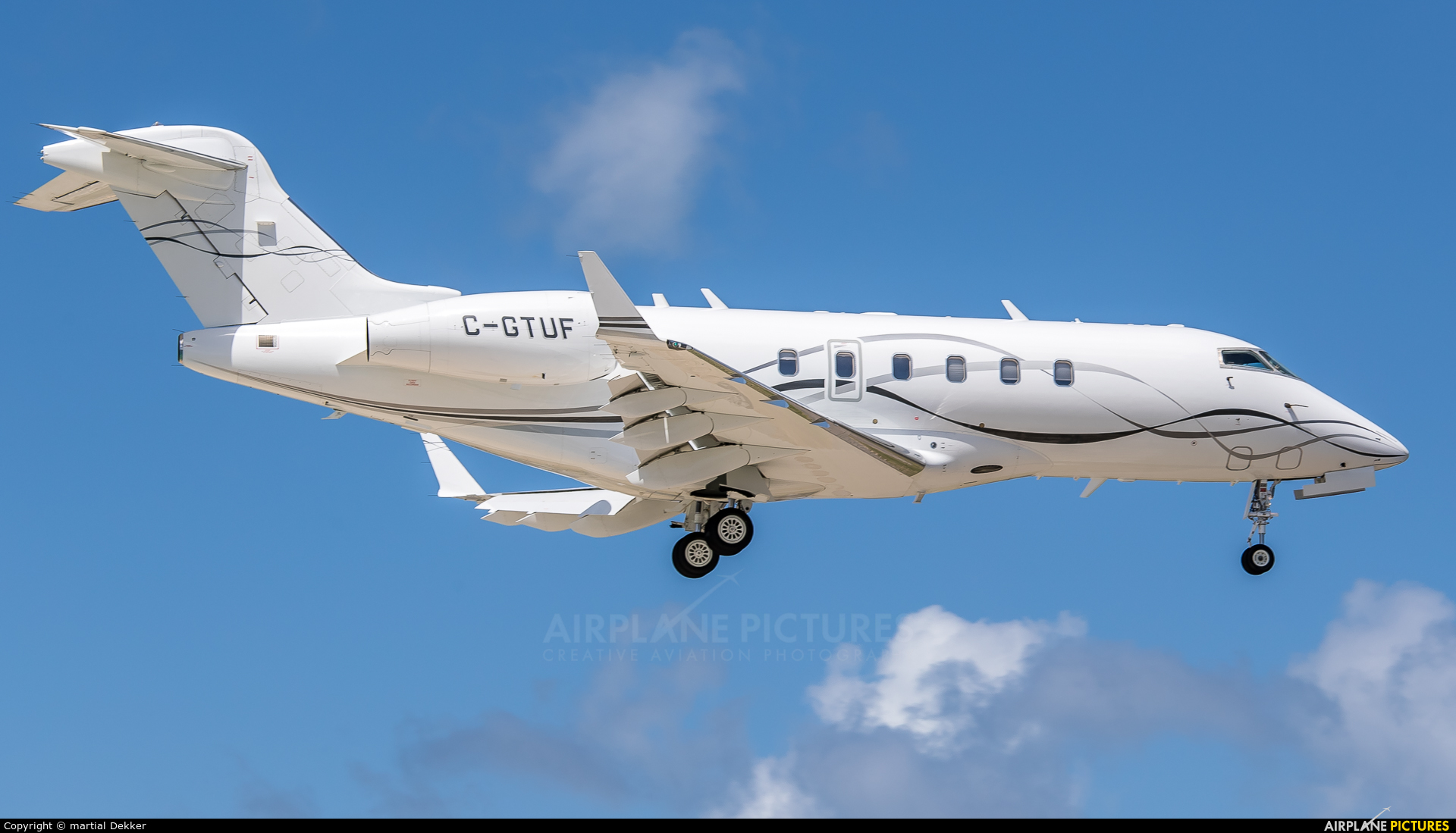 Private C-GTUF aircraft at Sint Maarten - Princess Juliana Intl
