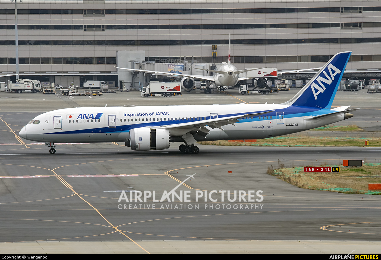 ANA - All Nippon Airways JA824A aircraft at Tokyo - Haneda Intl
