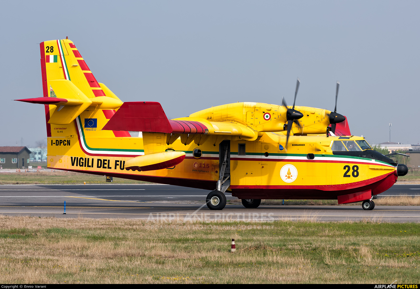 Italy - Protezione civile I-DPCN aircraft at Verona - Villafranca