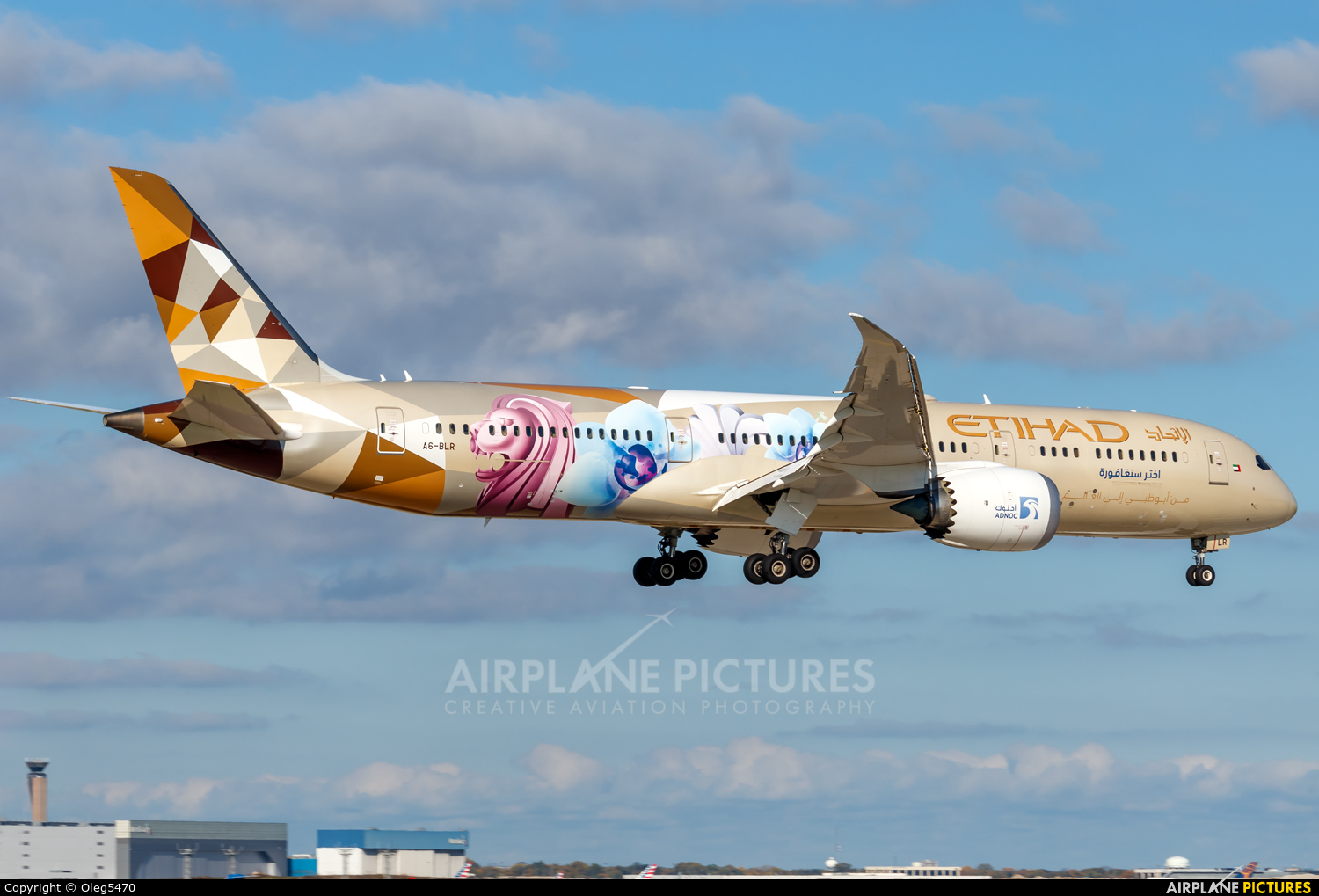 Etihad Airways A6-BLR aircraft at Chicago - O Hare Intl