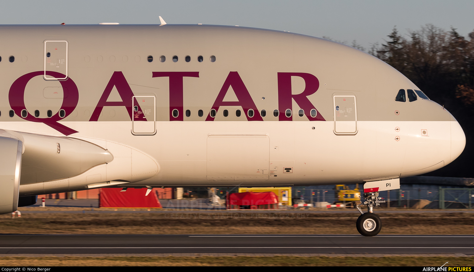 Qatar Airways A7-API aircraft at Frankfurt