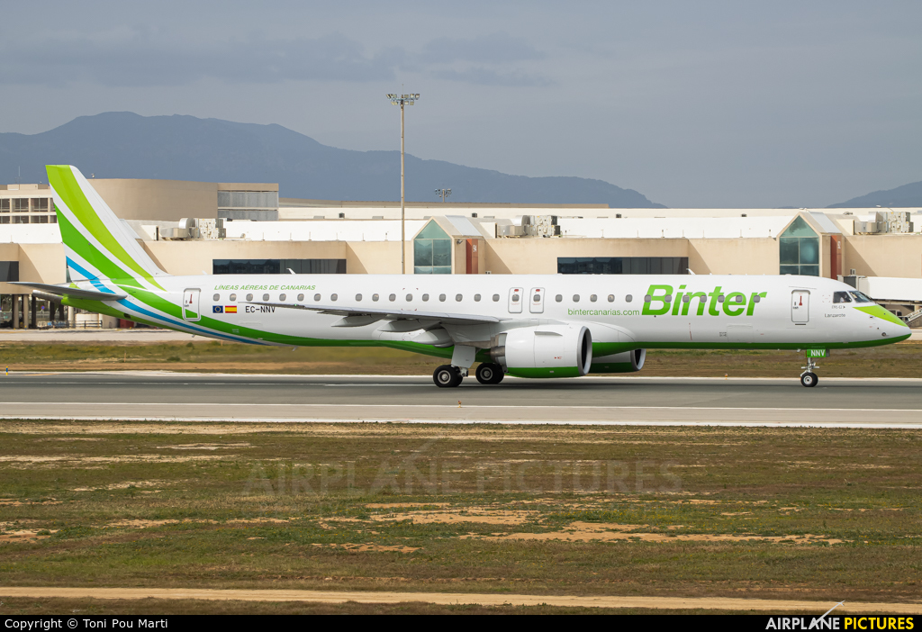 Binter Canarias EC-NNV aircraft at Palma de Mallorca