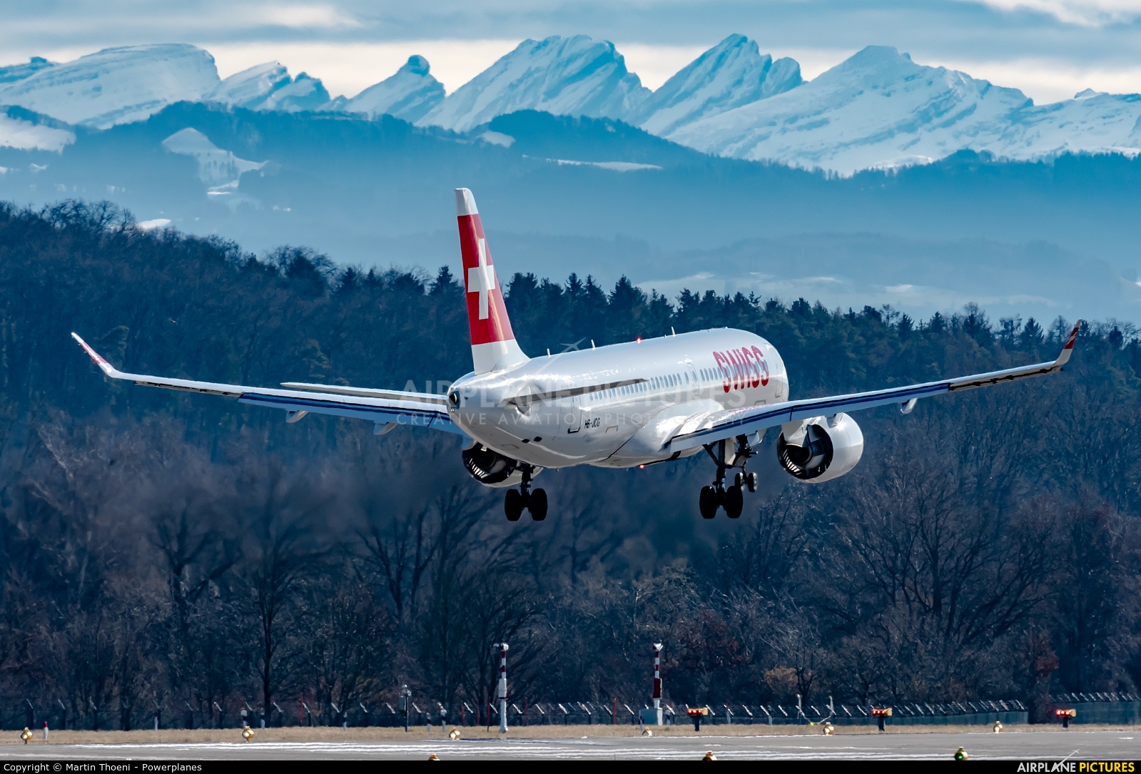 Swiss HB-JCG aircraft at Zurich