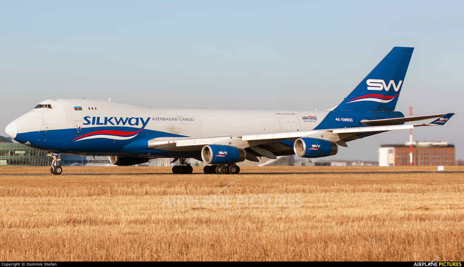 Silk Way West Airlines 4K-SW800 aircraft at Rzeszów-Jasionka 