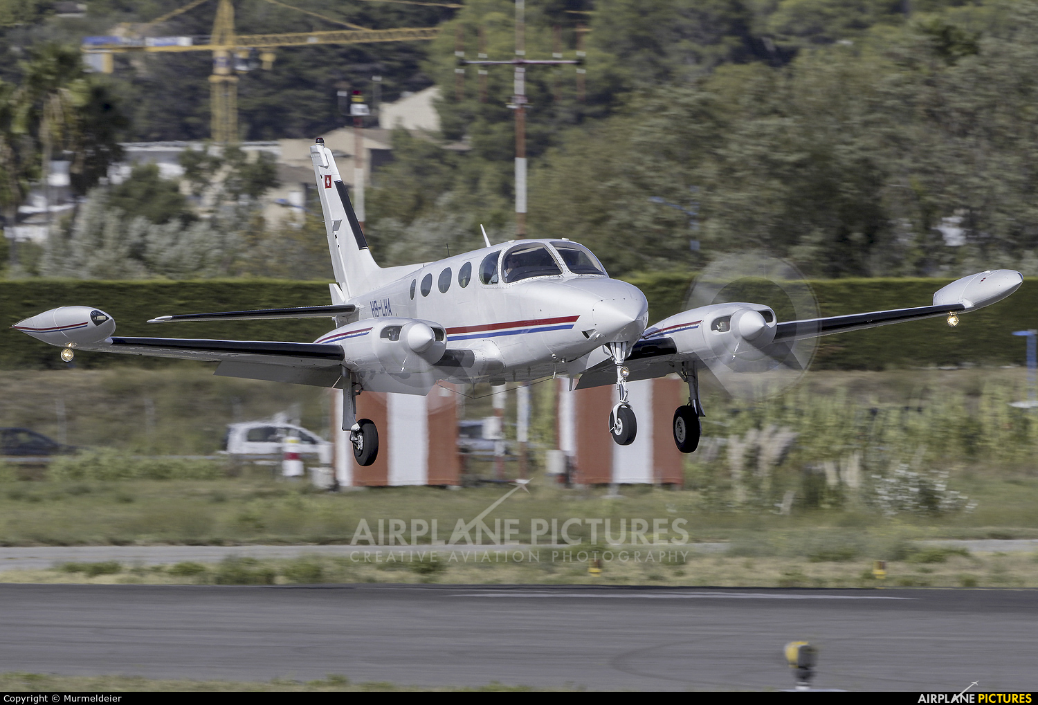 Private HB-LHA aircraft at Cannes - Mandelieu