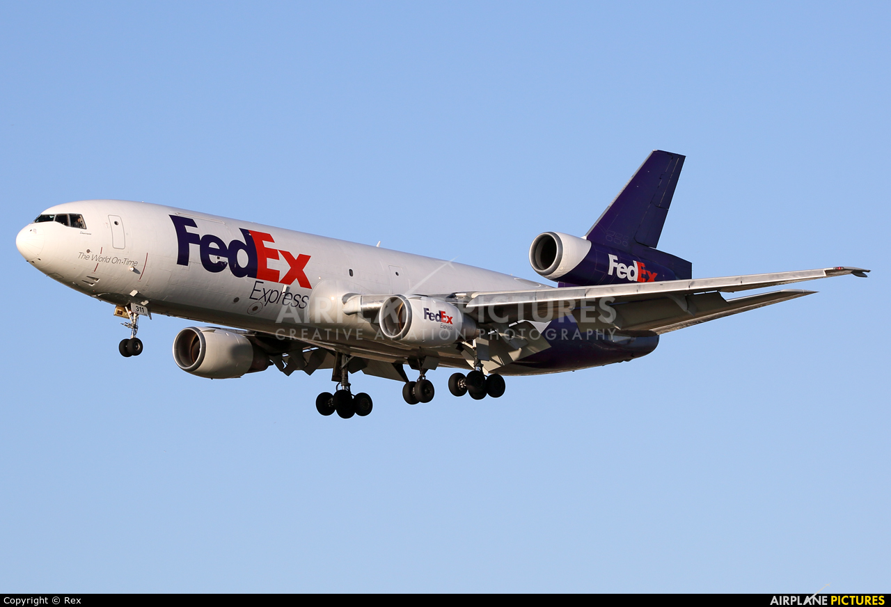 FedEx Federal Express N311FE aircraft at Los Angeles Intl
