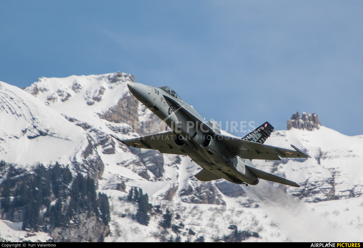 Switzerland - Air Force J-5018 aircraft at Bex