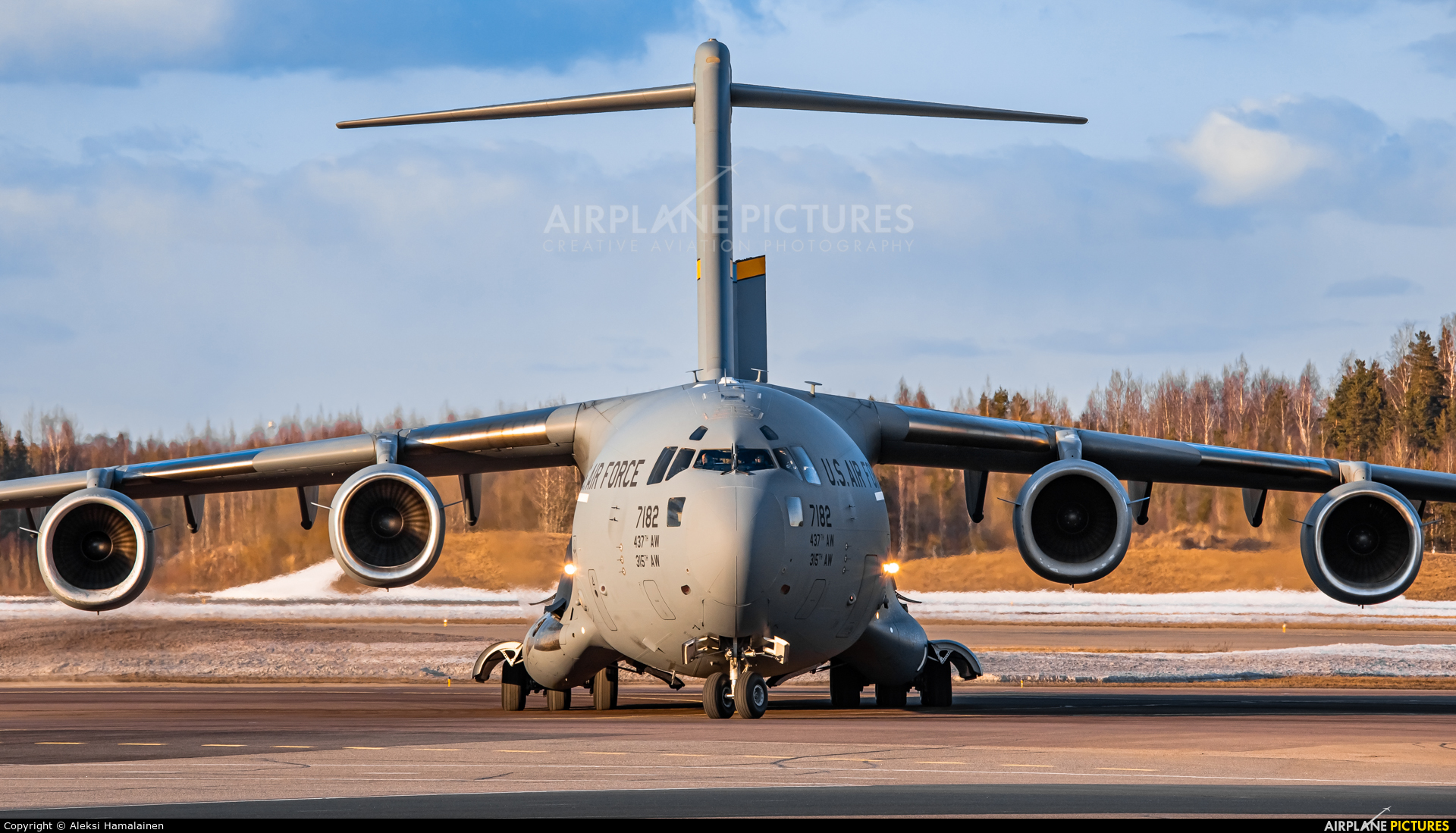 USA - Air Force 07-7182 aircraft at Helsinki - Vantaa