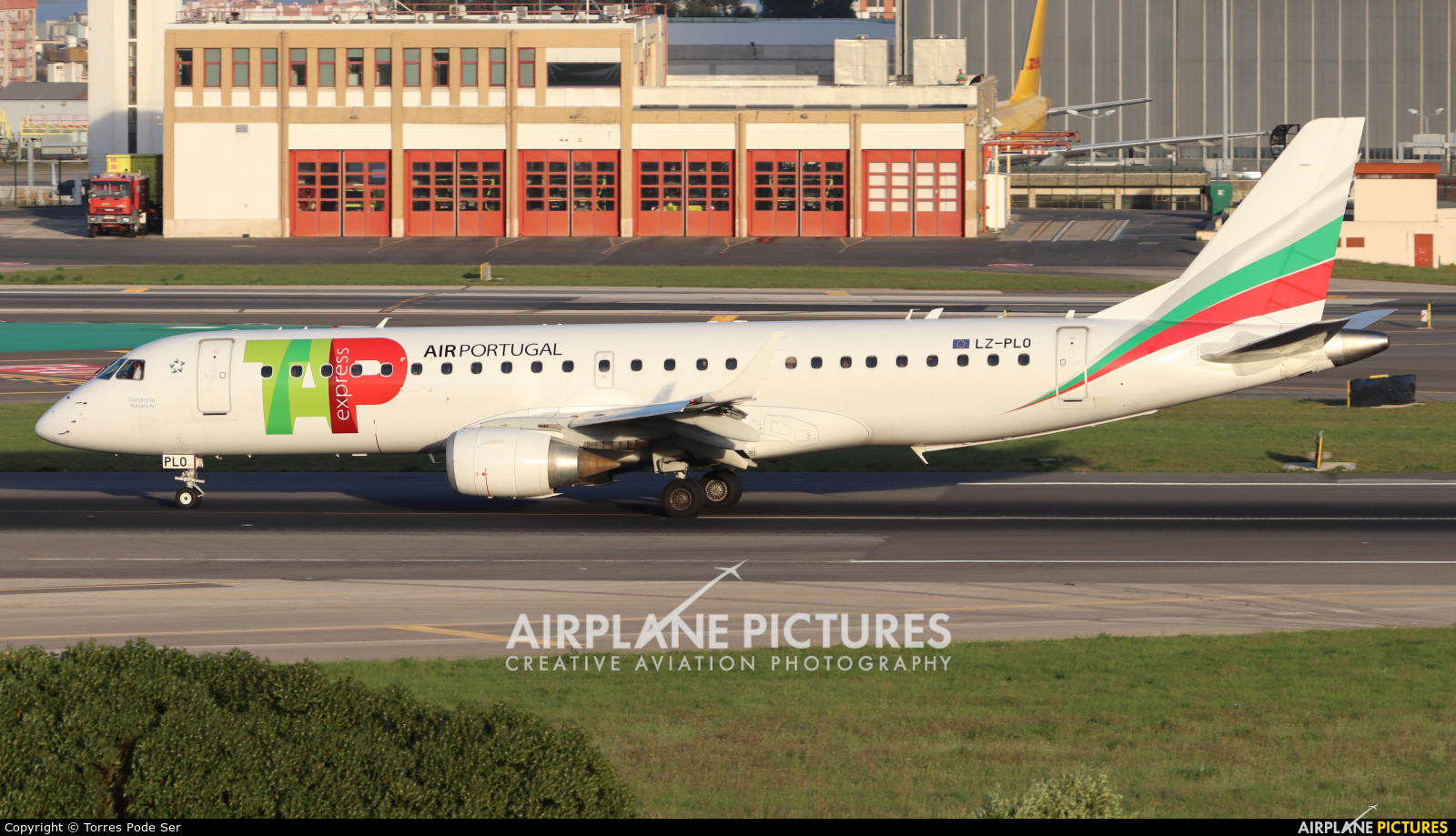 Bulgaria Air LZ-PLO aircraft at Lisbon