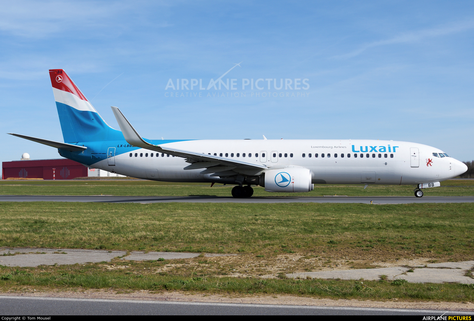 Luxair LX-LBB aircraft at Luxembourg - Findel