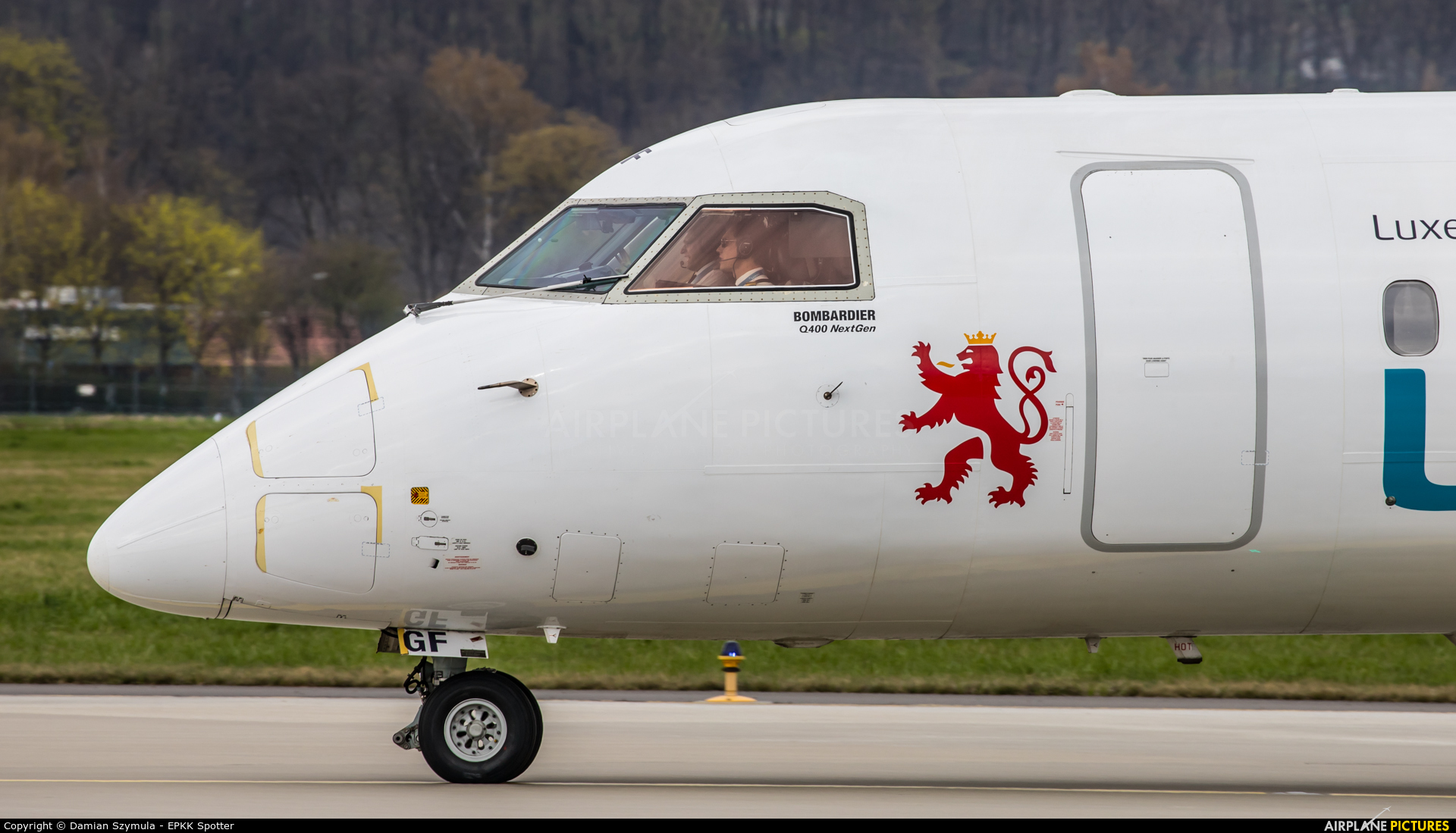 Luxair LX-LGF aircraft at Kraków - John Paul II Intl