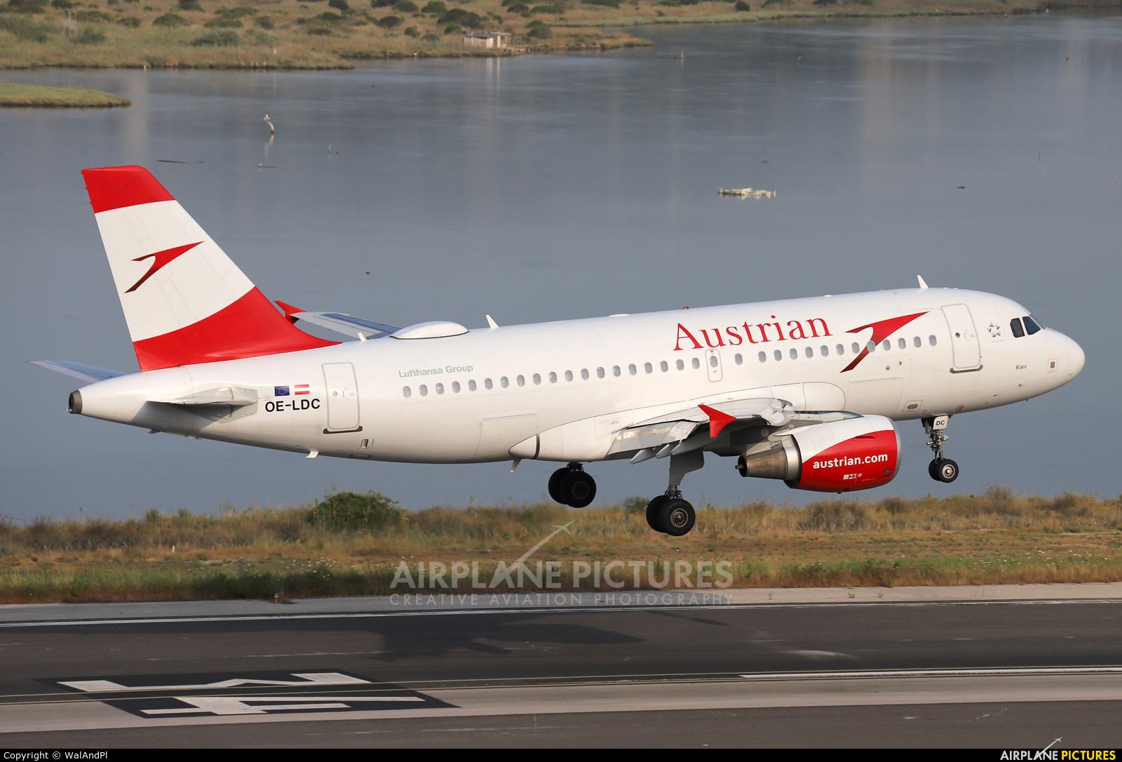Austrian Airlines/Arrows/Tyrolean OE-LDC aircraft at Corfu - Ioannis Kapodistrias