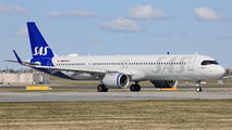 SE-DMR - SAS - Scandinavian Airlines Airbus A321 NEO aircraft