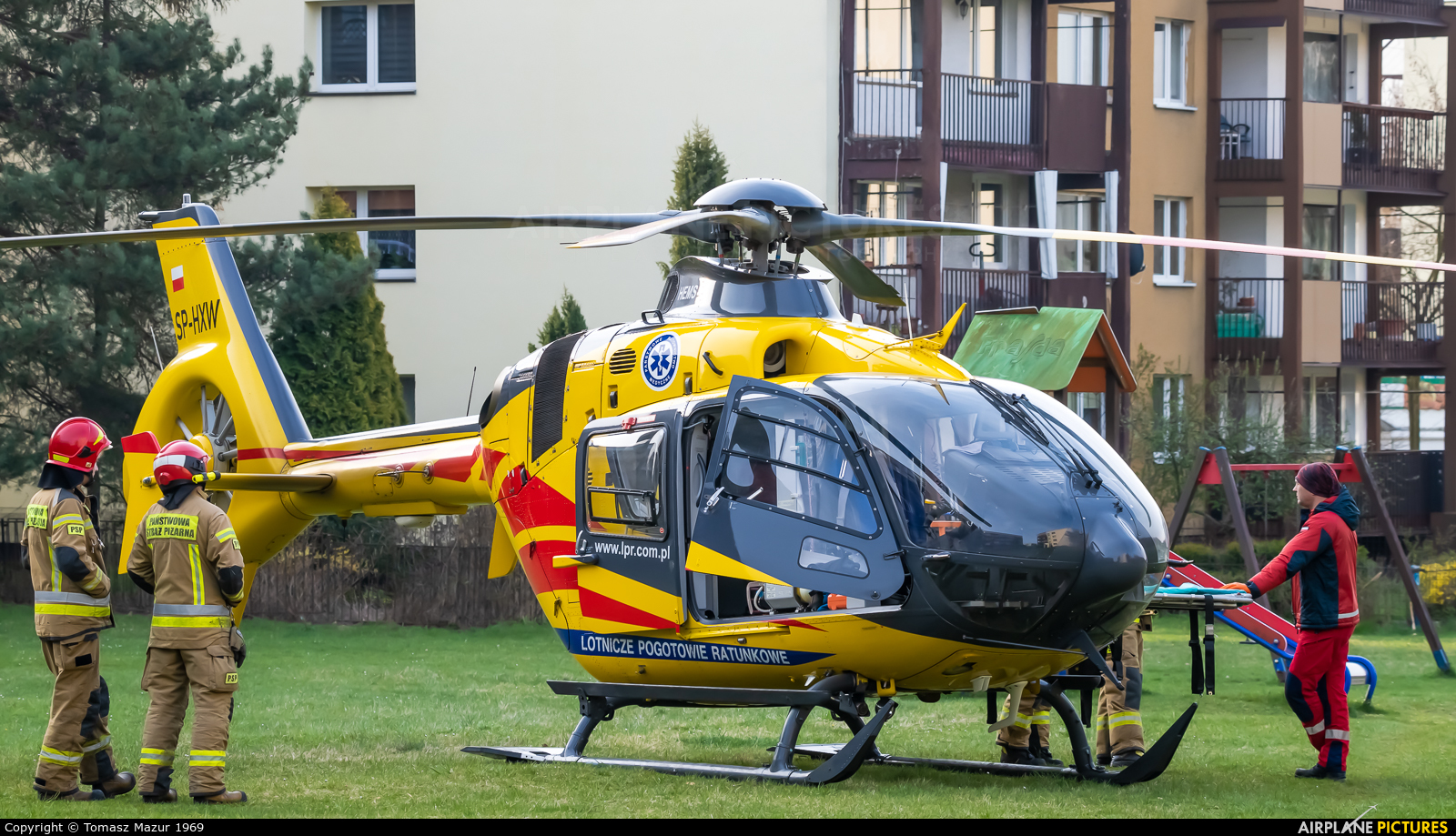 Polish Medical Air Rescue - Lotnicze Pogotowie Ratunkowe SP-HXW aircraft at Off Airport - Poland
