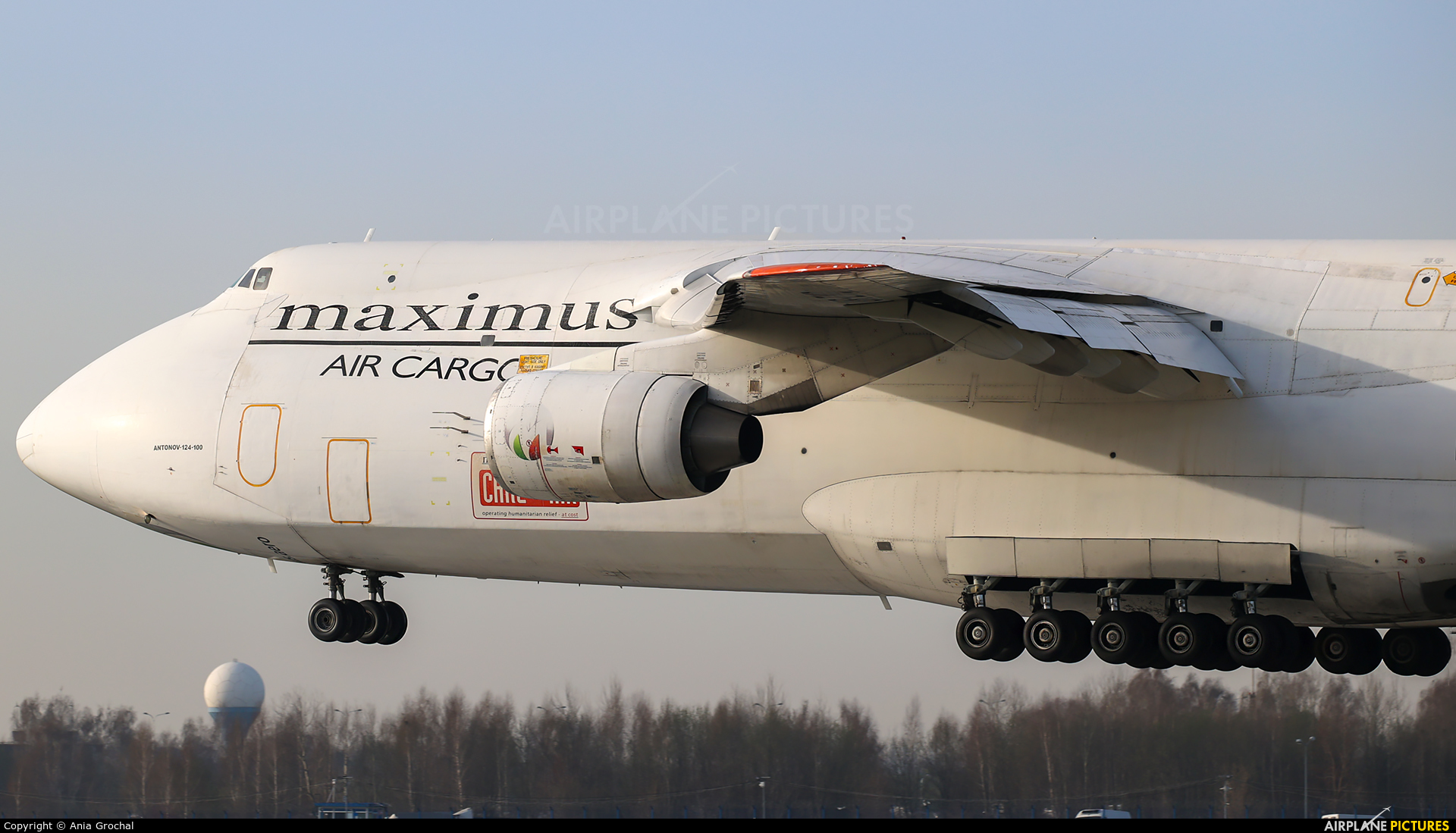 Maximus Air Cargo UR-ZYD aircraft at Warsaw - Frederic Chopin
