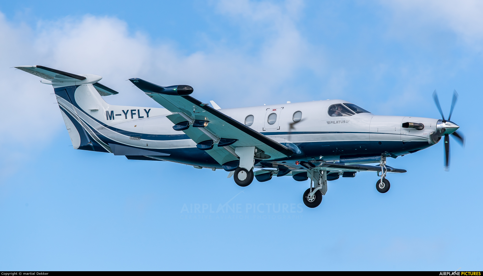 Private M-YFLY aircraft at Sint Maarten - Princess Juliana Intl