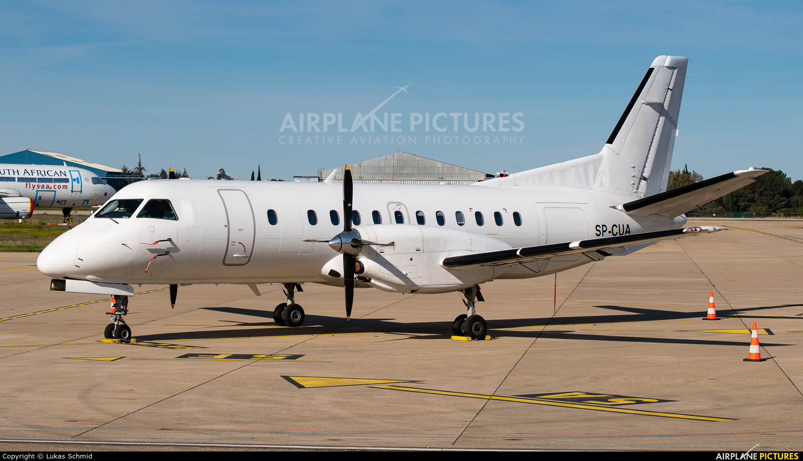 Sprint Air SP-CUA aircraft at Nimes-Garons
