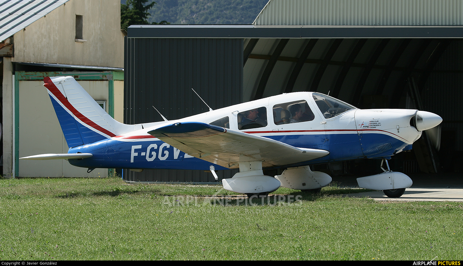 Private F-GGVZ aircraft at Montelimar - Ancone