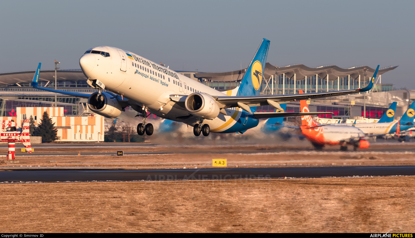 Ukraine International Airlines UR-PSF aircraft at Kyiv - Borispol