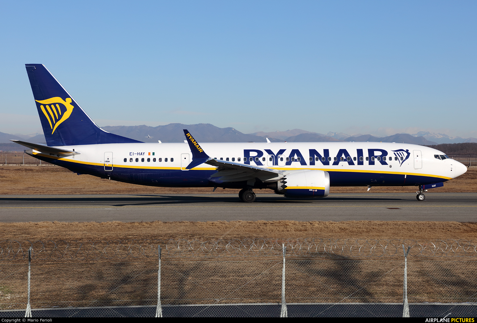 Ryanair EI-HAY aircraft at Milan - Malpensa