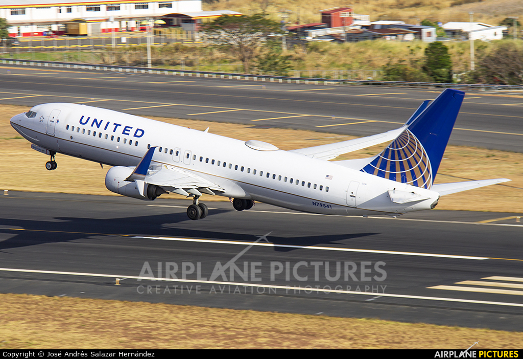 United Airlines N79541 aircraft at San Jose - Juan Santamaría Intl