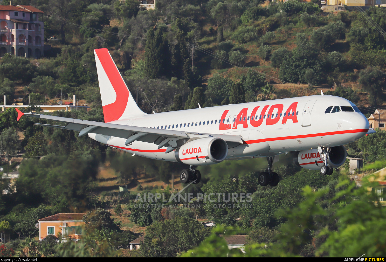 Lauda Europe 9H-LMG aircraft at Corfu - Ioannis Kapodistrias