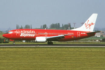 OO-VEB - Virgin Express Boeing 737-300