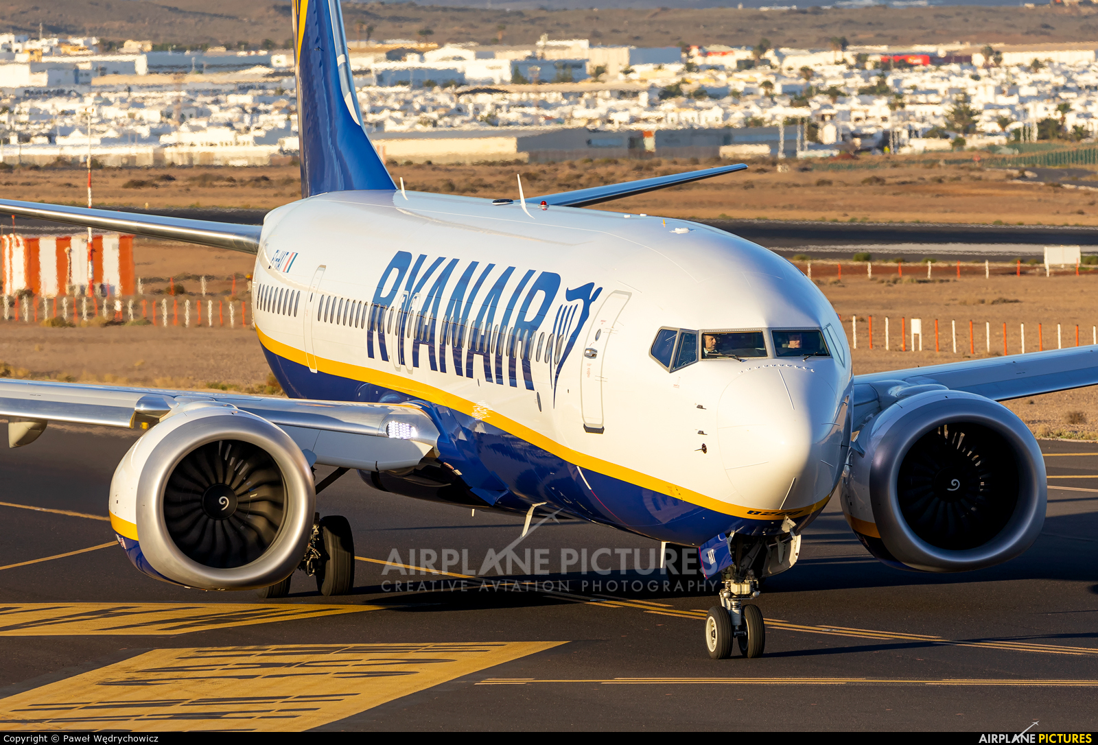 Ryanair EI-HAT aircraft at Lanzarote - Arrecife