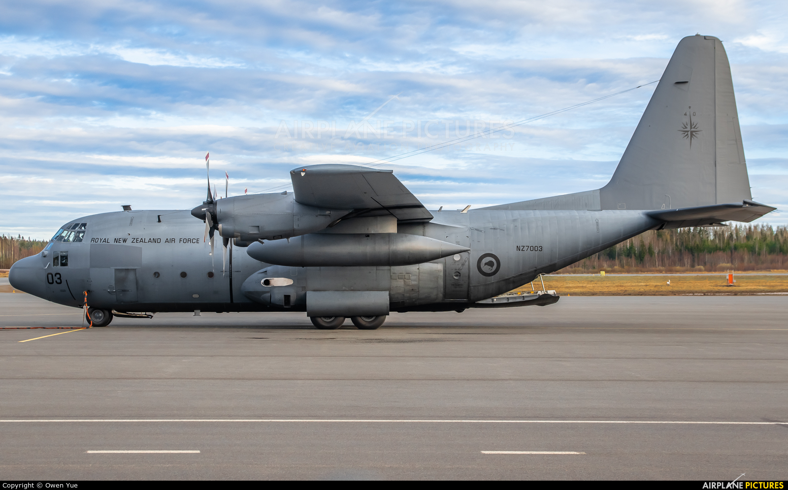New Zealand - Air Force NZ7003 aircraft at Tampere-Pirkkala