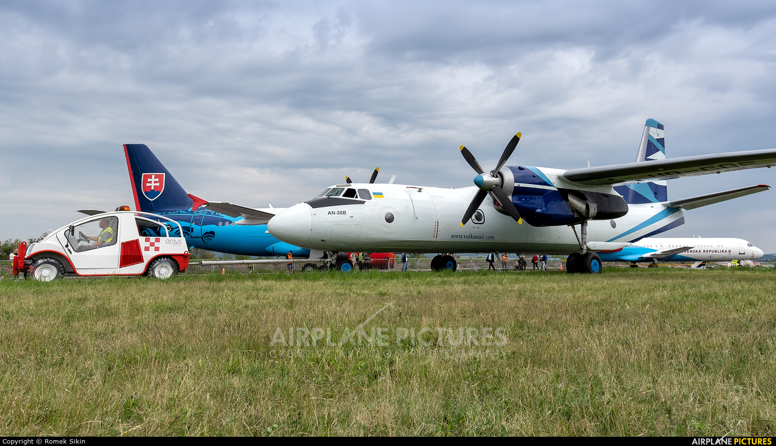 Vulkan Air UR-CQE aircraft at Piestany