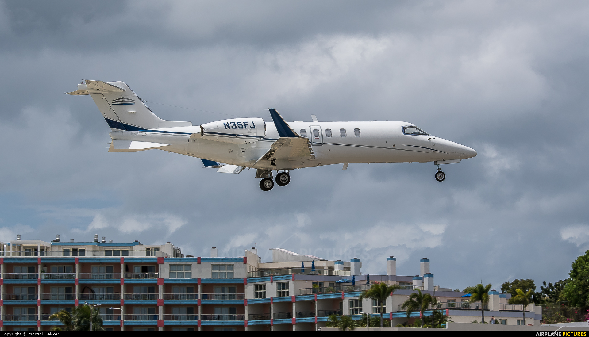 Private N35FJ aircraft at Sint Maarten - Princess Juliana Intl